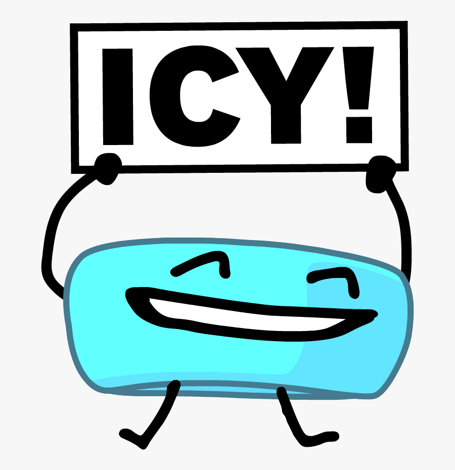 Ice Cube Clipart Icy - Bfdi Go Ice Cube, Transparent Clipart