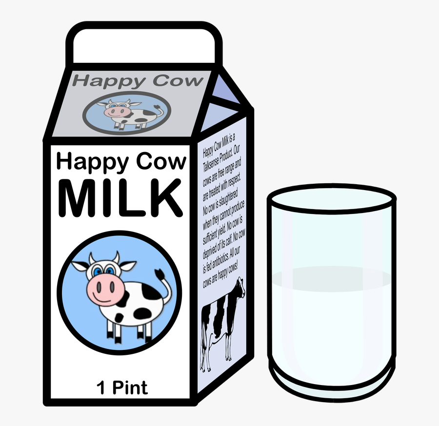 Clip Art Cartoon Of Milk - Transparent Background Milk Clipart, Transparent Clipart