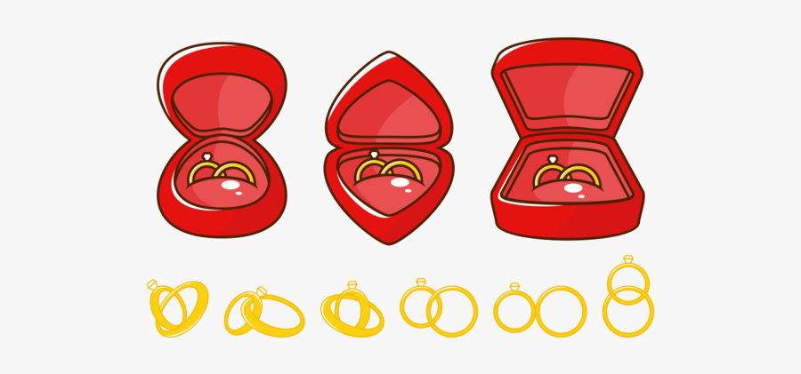 Vector Wedding Ring - Wedding Ring, Transparent Clipart