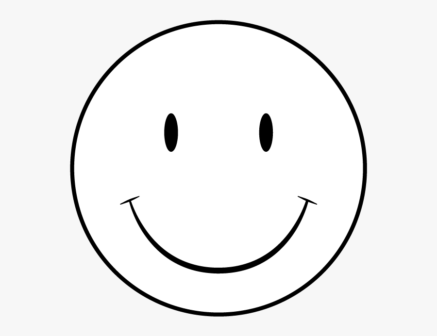 Smiley Face Clip Art Professional - Printable Happy Face Template, Transparent Clipart