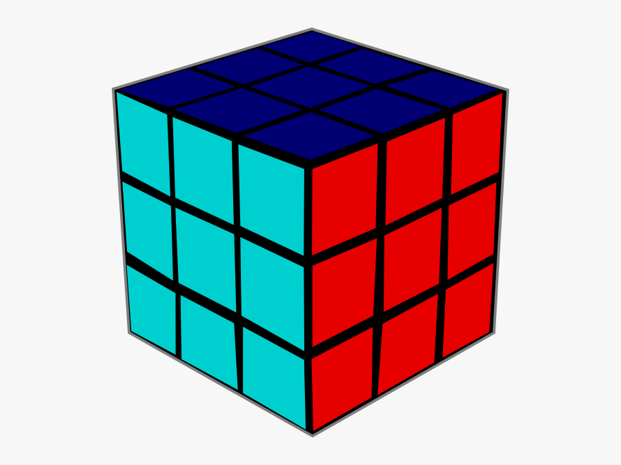 Rubick S Cube Svg Clip Arts - Rubik's Cube Clipart, Transparent Clipart