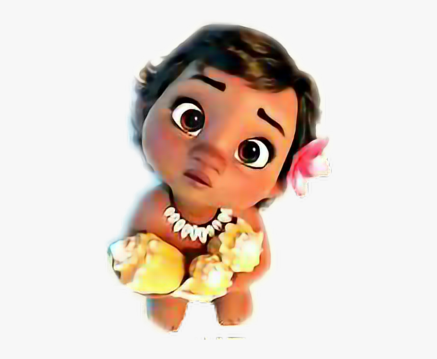 Disney Baby Cute Xxx - Baby Moana Transparent Background, Transparent Clipart