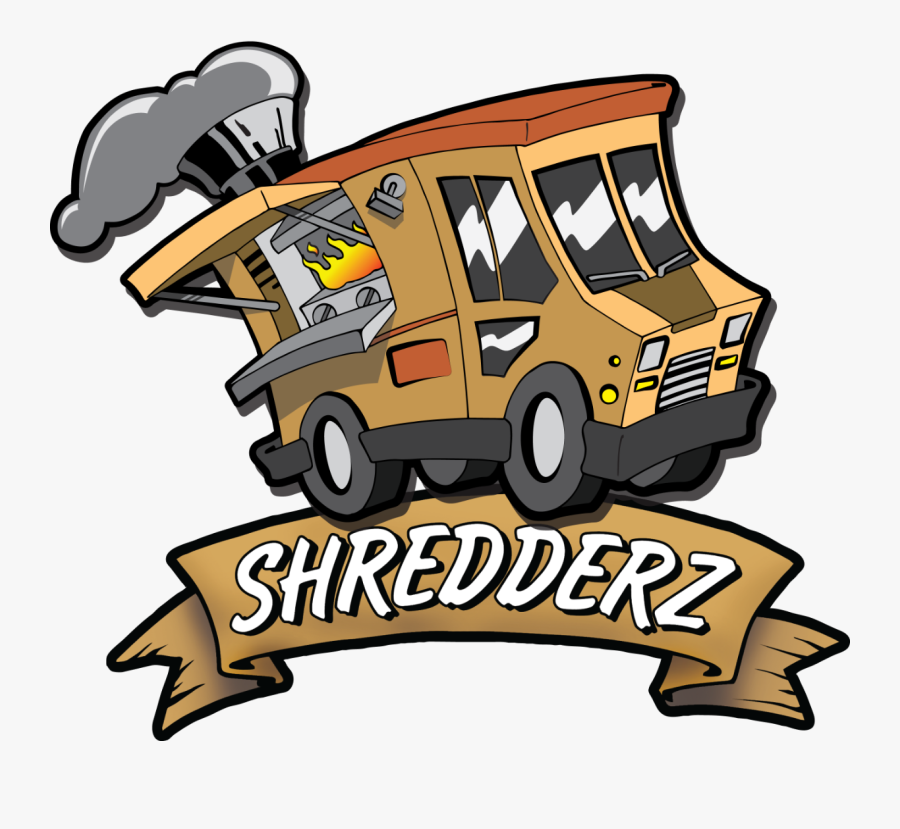 Shredderz Food Truck - Cartoon Logo For Taco Truck, Transparent Clipart