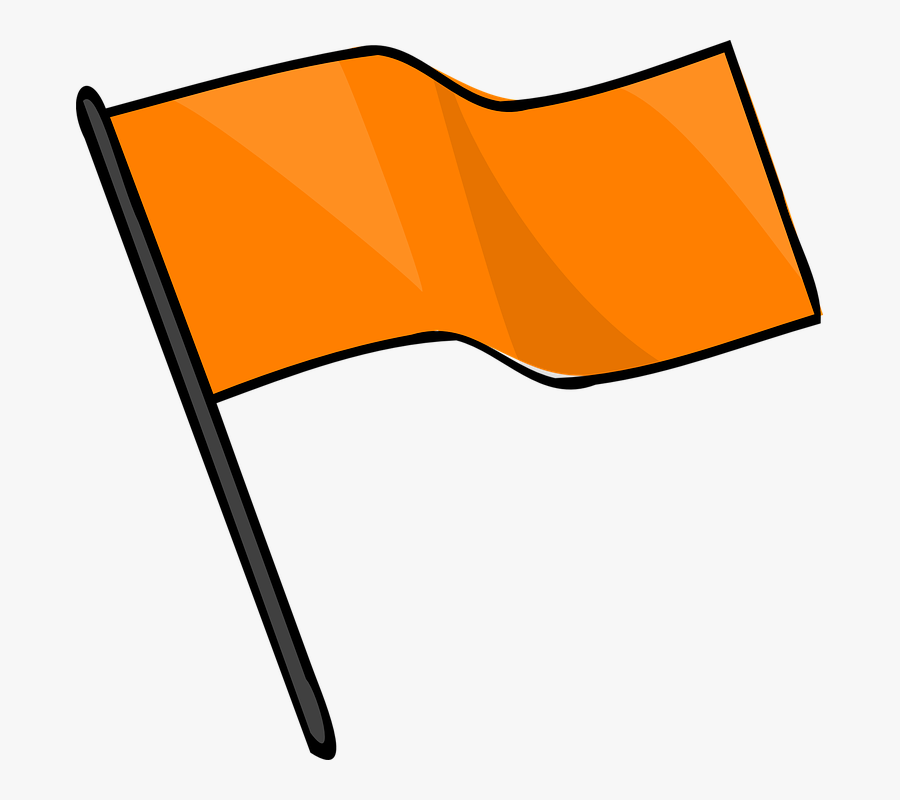 Transparent Orange Flag Png - Clip Art Orange Flag , Free Transparent ...