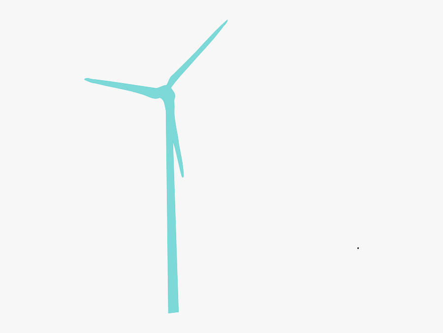 Wind Turbine Clip Art, Transparent Clipart