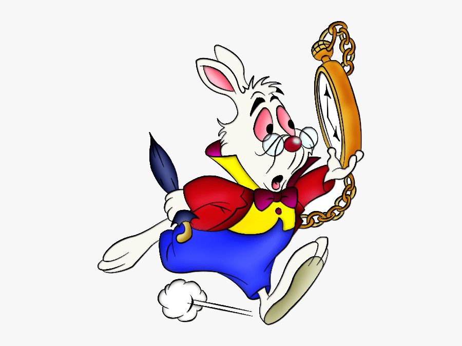 Alice In Wonderland Disney Clip Art Images Are Free - White Rabbit Alice In Wonderland Characters, Transparent Clipart