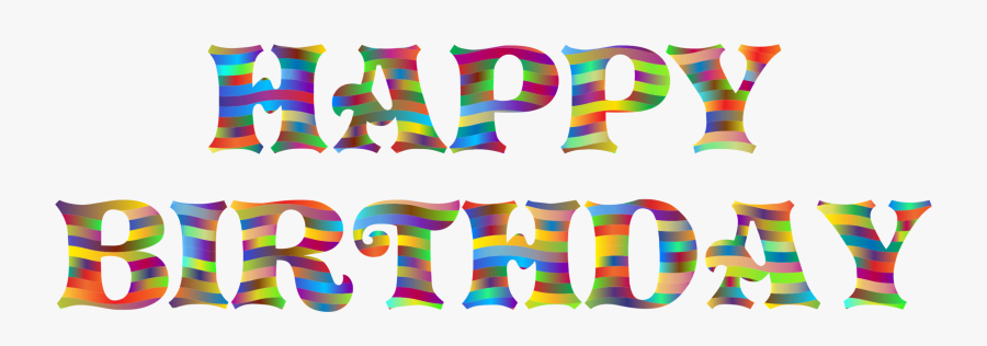 Area,text,party Supply - Happy Birthday Images Pdf, Transparent Clipart