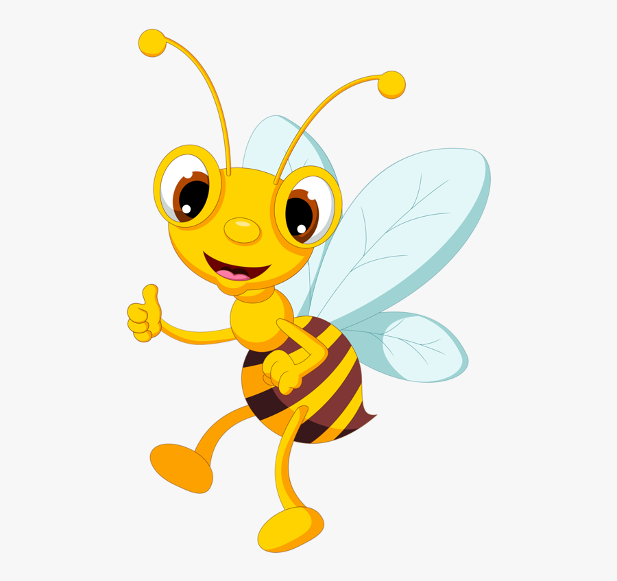 Clip Art Bumble Bee Bee - Vector Honey Bee Png, Transparent Clipart