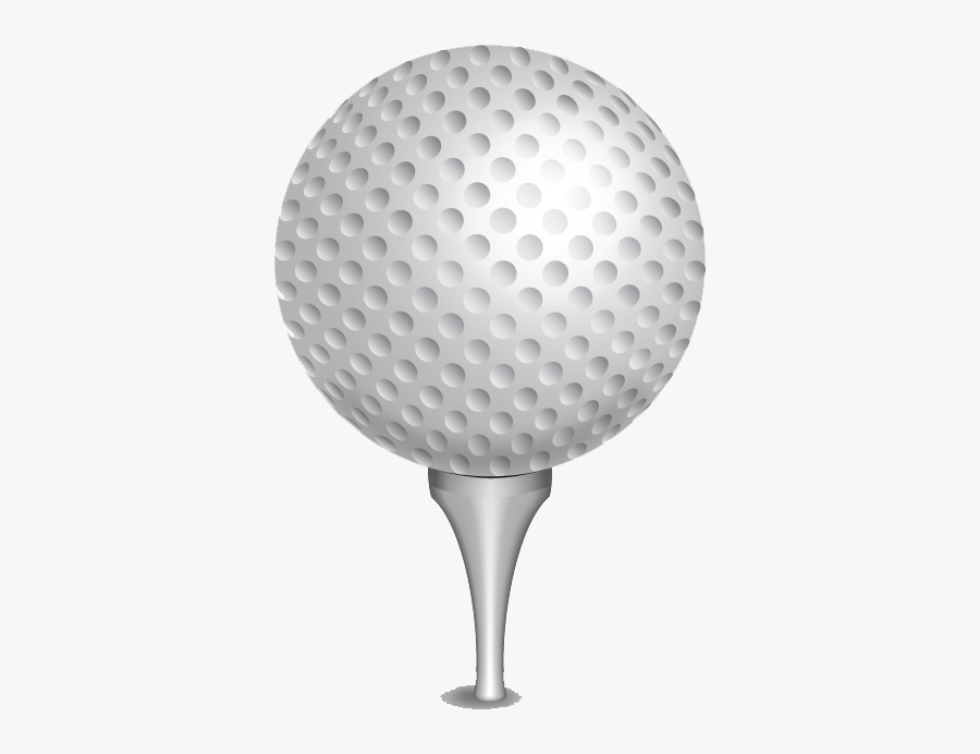 Golf Ball Clip Art - Golf Ball On Tee Png, Transparent Clipart