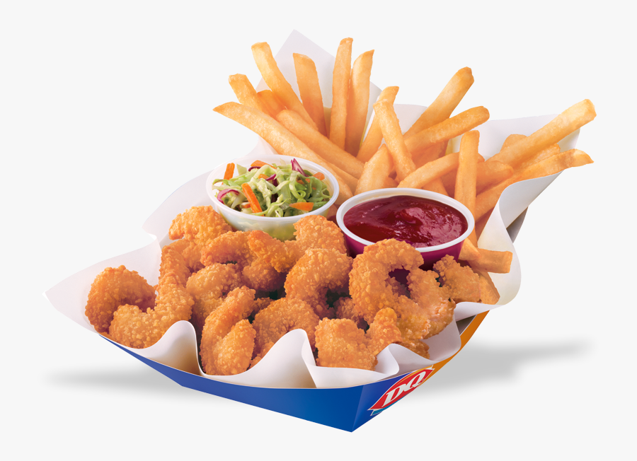 Basket Of Fries Png - Dairy Queen Popcorn Shrimp Basket, Transparent Clipart