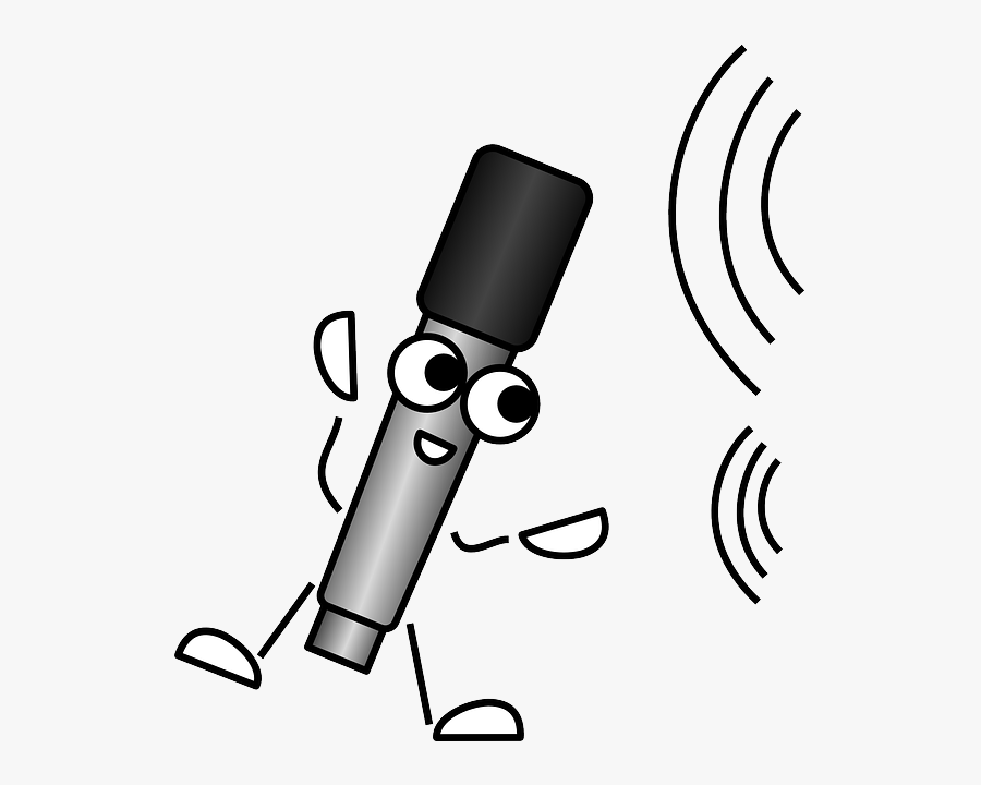Transparent Sound Mike Png - Funny Microphone Png, Transparent Clipart