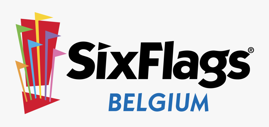 Six Flags Belgium Logo Png Transparent - Six Flags New Orleans Roblox, Transparent Clipart