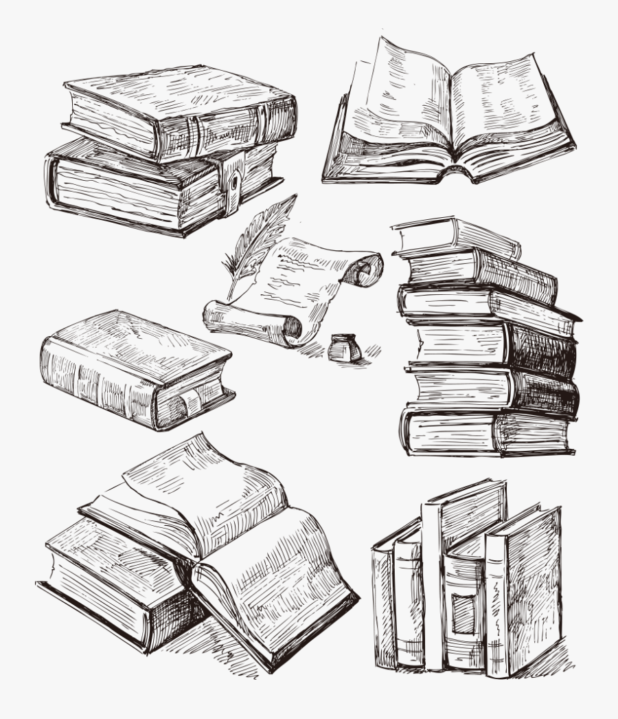 Tattoo Idea Drawing Book Books Cartoon Clipart - Book Drawing Tattoo, Transparent Clipart