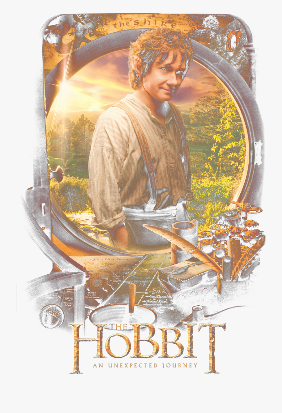 Clip Art Hobbits Poster - Hobbit: An Unexpected Journey - Bilbo Baggins Teaser, Transparent Clipart