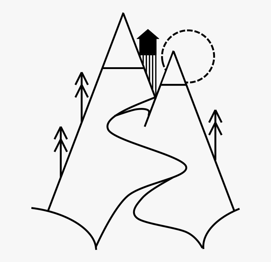 Mountain Drawing Png - Clip Art Drawing Mountain, Transparent Clipart