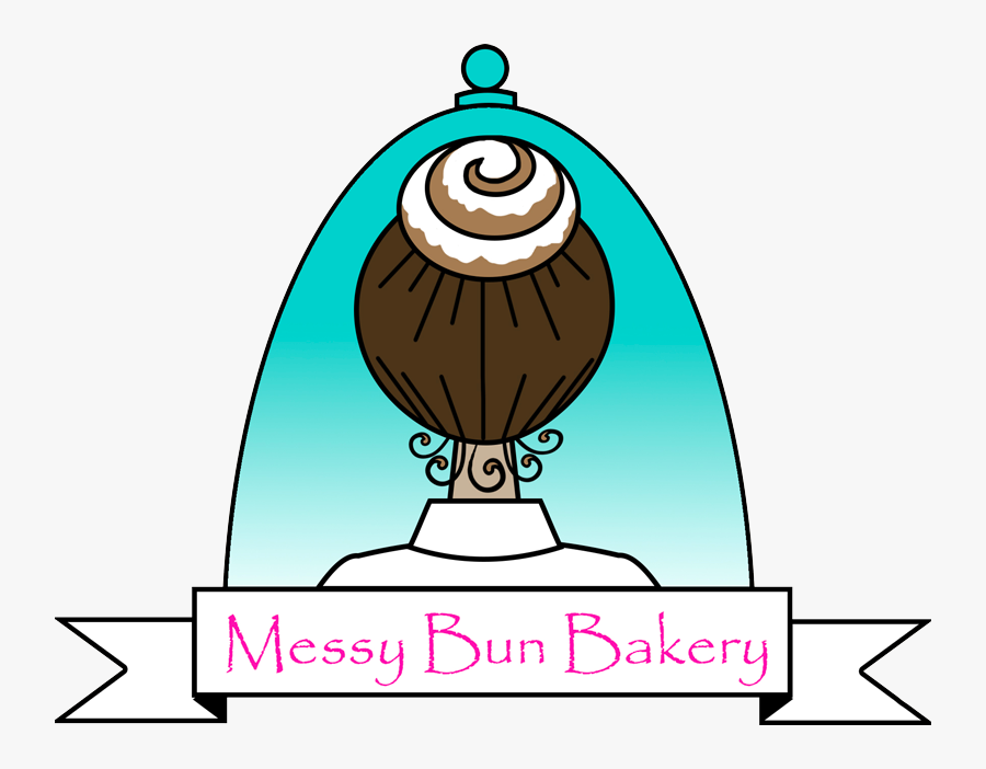 Messy Bun Bakery - Cartoon, Transparent Clipart