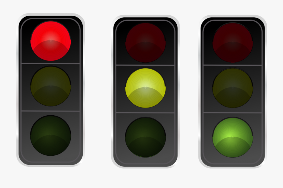 Traffic Light Clipart Rag - Project Status Report Traffic Light Format Ppt, Transparent Clipart