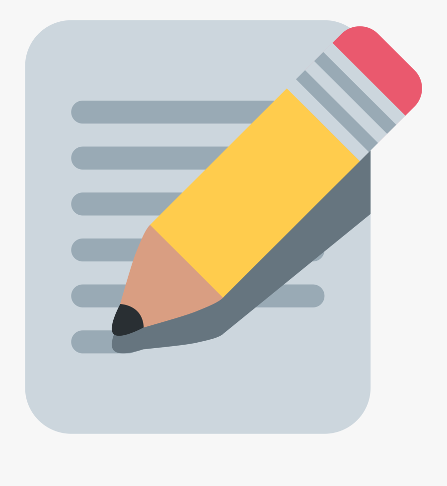 Write It Down - Paper And Pencil Icon Png , Free Transparent Clipart ...