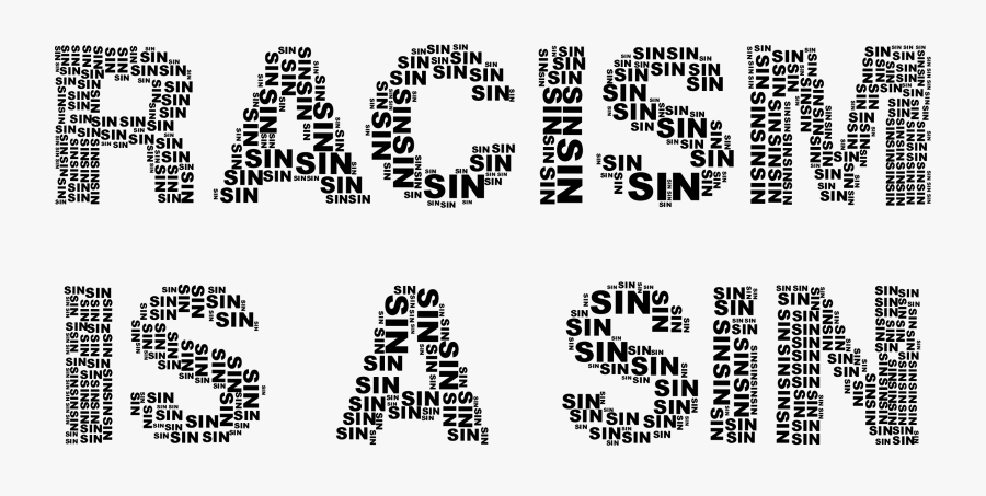 Racism Is A Sin Black Clip Arts - Sin Racism Transparent Background, Transparent Clipart