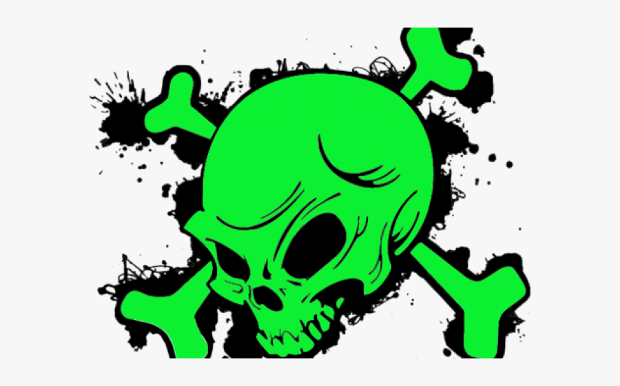 Voodoo Clipart Skull - Transparent Green Skull Png, Transparent Clipart