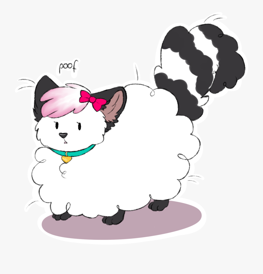 Poof For Nightwishpersian - Sheep, Transparent Clipart