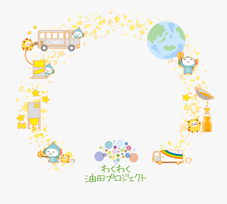 Wakuwaku Oil Field Project, Transparent Clipart