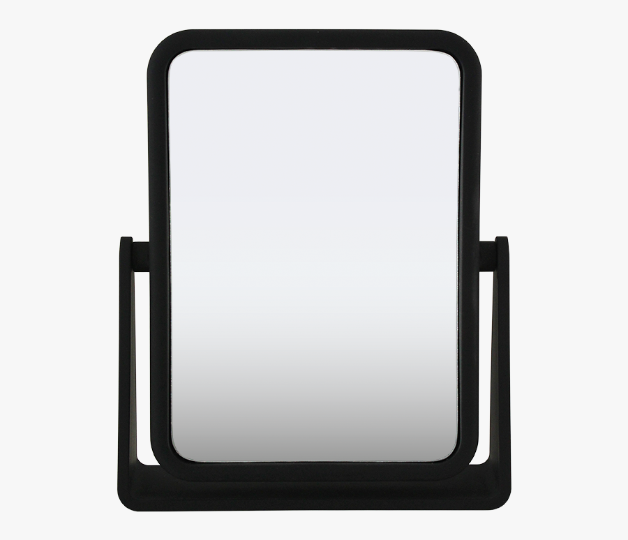 Soft Touch Square Standing Mirror 1x/7x , Transparent, Transparent Clipart