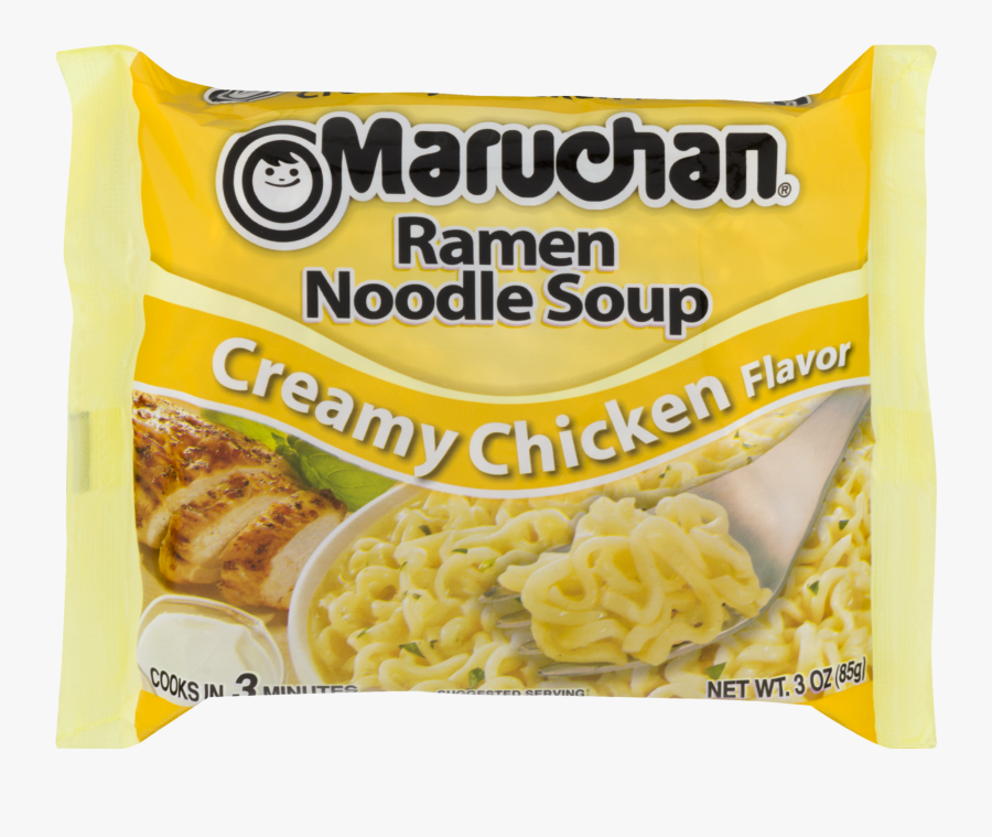 Clip Art Maruchan Noodle Creamy Chicken - Ramen Noodles Creamy Chicken, Transparent Clipart