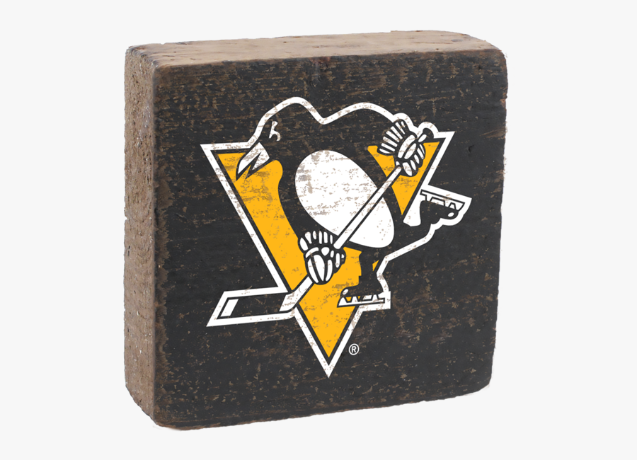 Pittsburgh Penguins Rustic Block - Pittsburgh Penguins Logo 2016, Transparent Clipart