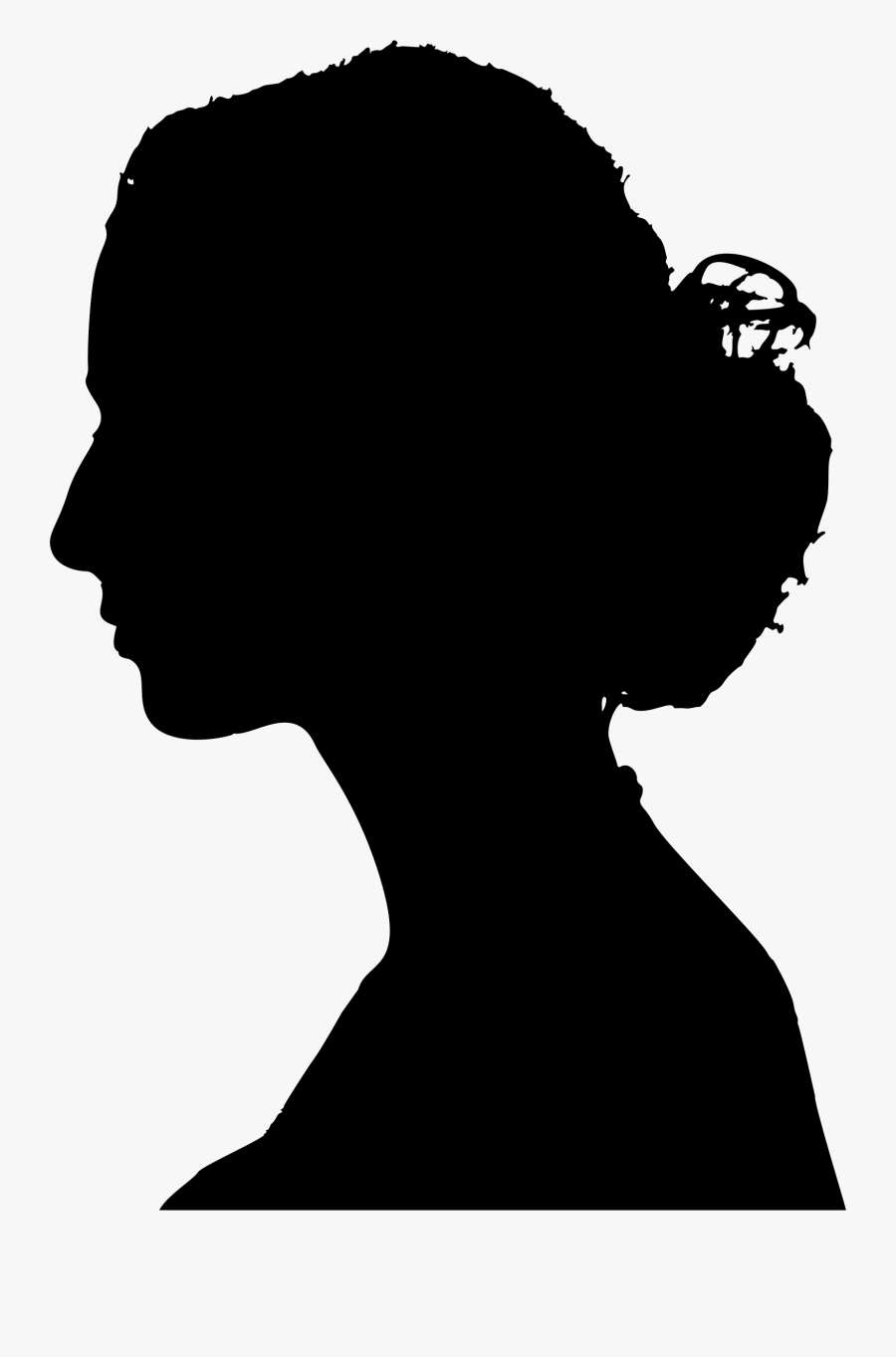 Female Woman Clip Art - Women Profile Silhouette, Transparent Clipart