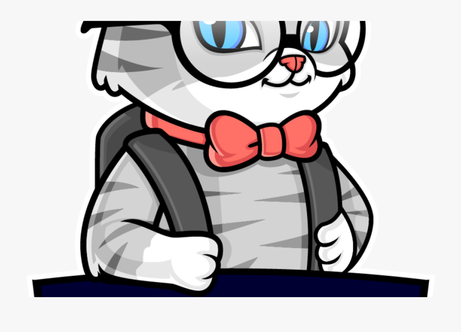 Transparent Oliver Twist Clipart - Cat Logo Mascot, Transparent Clipart
