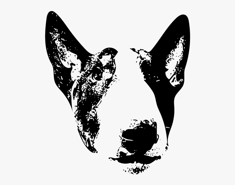 Bull Terrier Ingles Stickers, Transparent Clipart