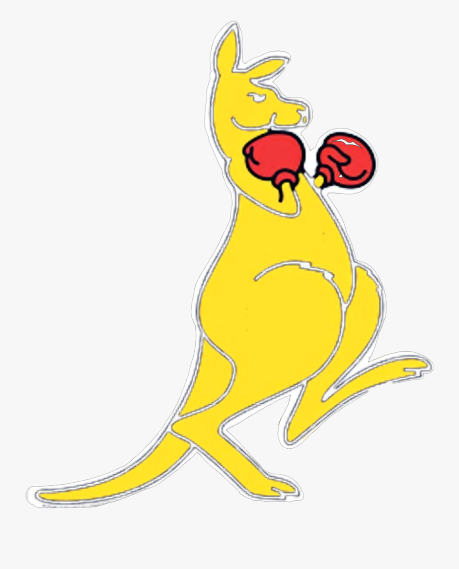 Kangaroo Clipart Boxing - Cartoon, Transparent Clipart