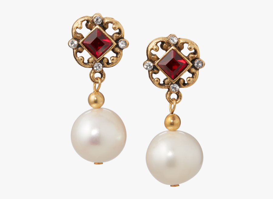 Transparent Pearl Earrings, Transparent Clipart