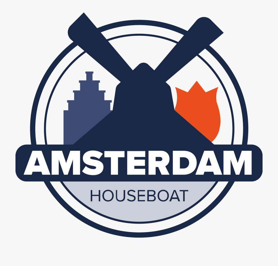 Houseboats Amsterdam, Transparent Clipart