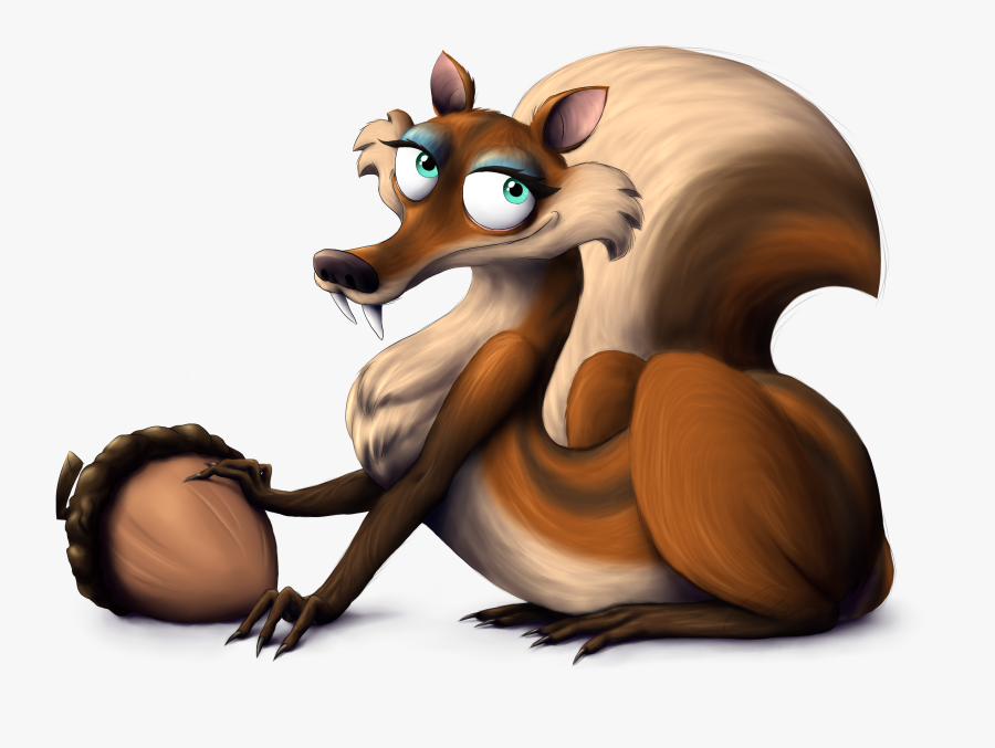 Glacier Clipart Ice Age - Girl Squirrel From Ice Age, Transparent Clipart
