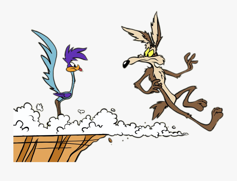 Cartoon Road Runner And Coyote , Free Transparent Clipart - ClipartKey