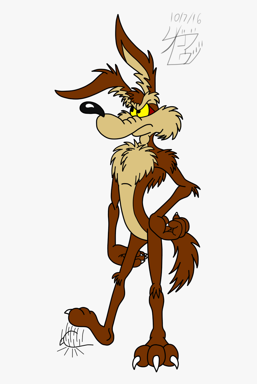 Sassy Pose - El Coyote Warner Poses, Transparent Clipart