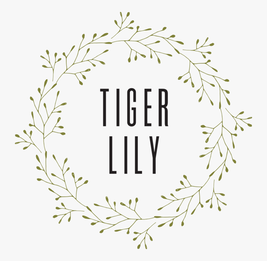 Tiger Lily Botanics Logo - Floral Design, Transparent Clipart
