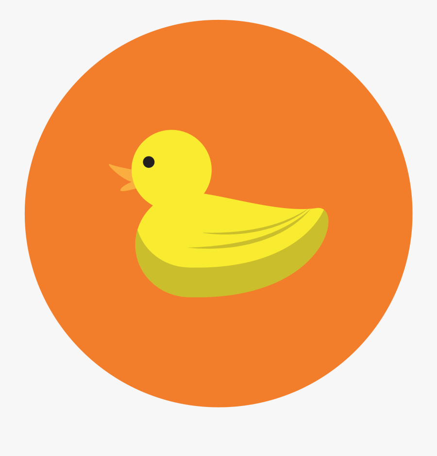 Vector Duck Rubber Ducky - Duck, Transparent Clipart