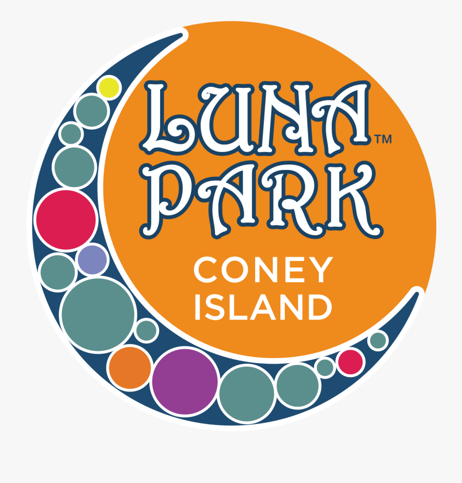Luna Park Coney Island Logo, Transparent Clipart
