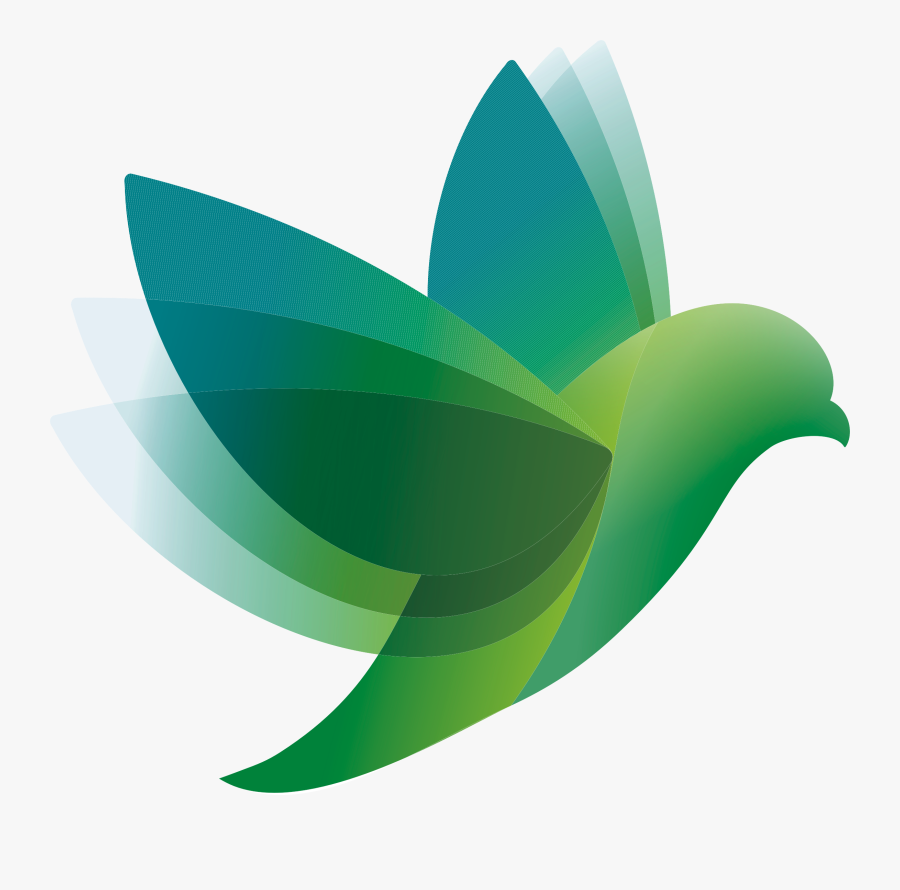 Clip Art Green Bird Logo - Green Bird Free Logo, Transparent Clipart