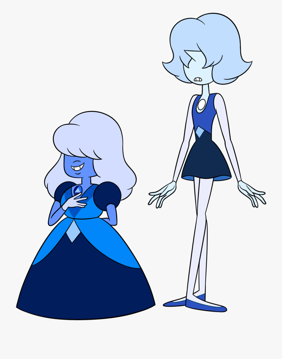 A Sapphire With Her Pearl~ - Steven Universe Homeworld Sapphire, Transparent Clipart