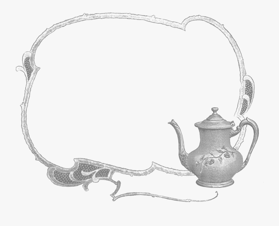 Teapot Frame Clip Art Free, Transparent Clipart