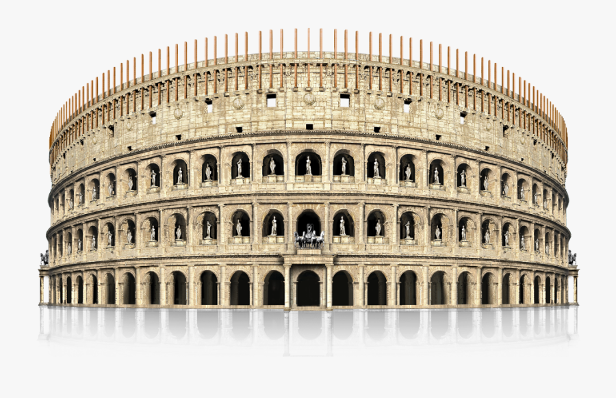 Roman Colosseum Transparent Background, Transparent Clipart