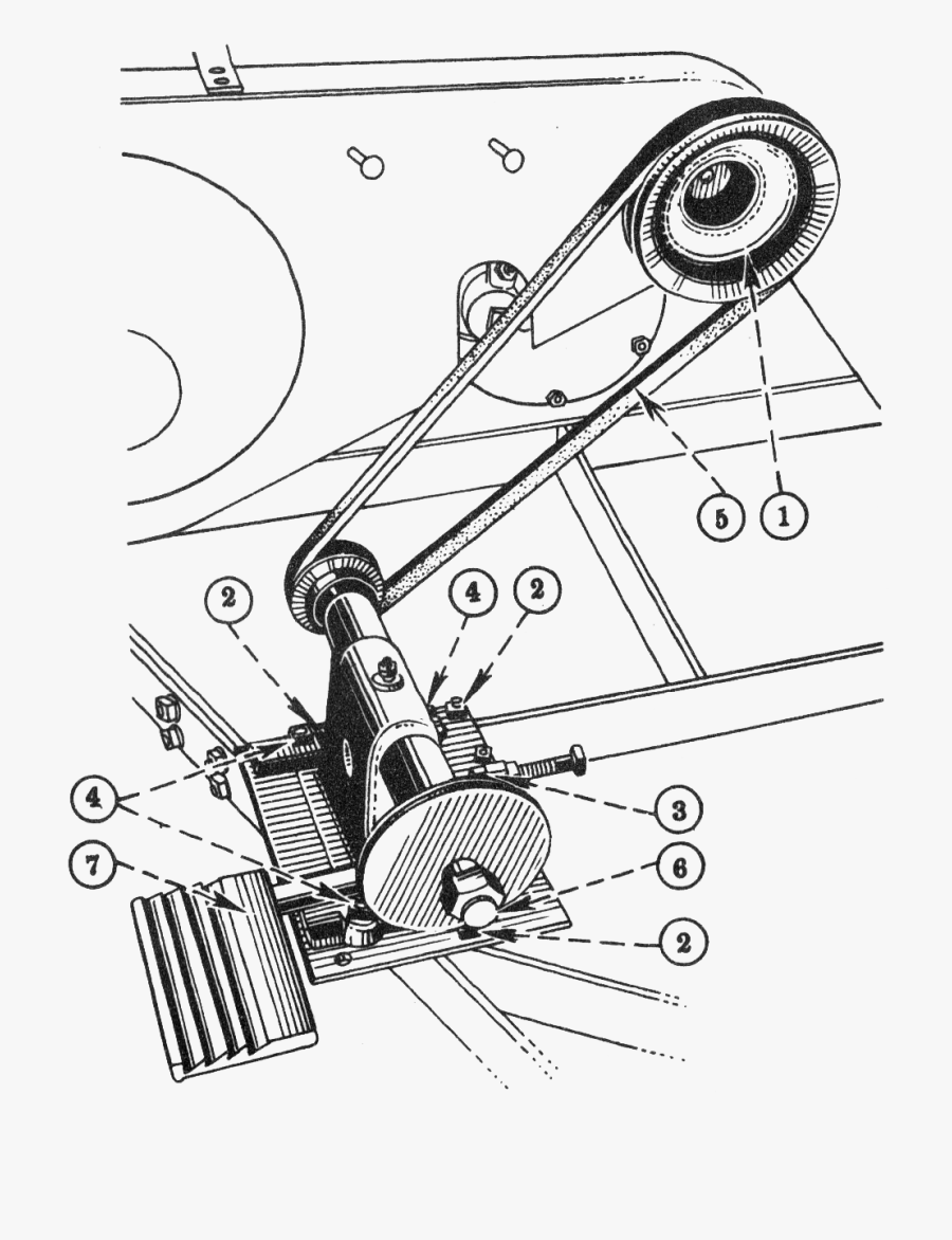 Mccormick-deering Ensilage Cutter No 12b - Technical Drawing, Transparent Clipart