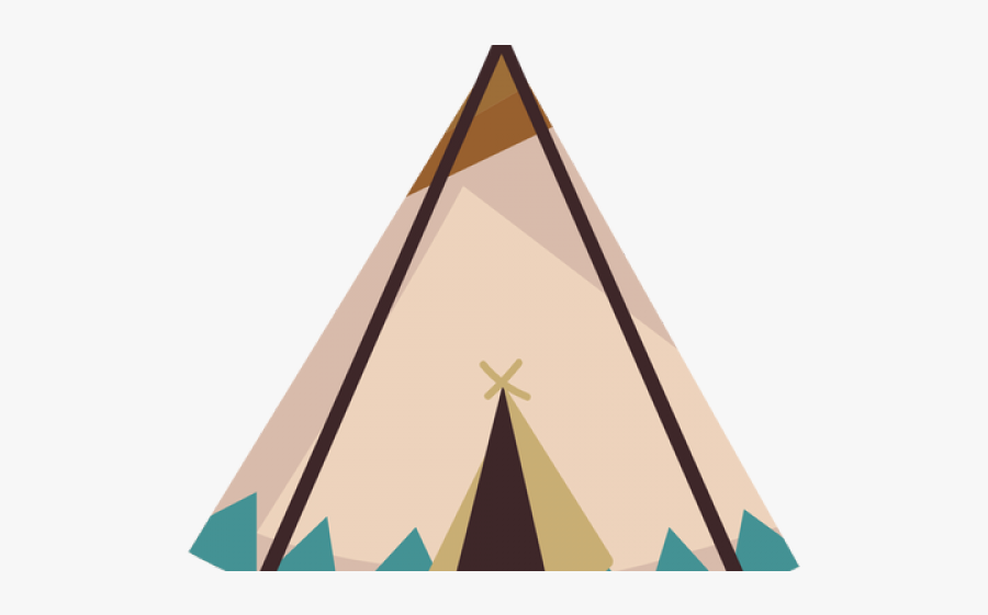 Aztec Clipart Teepee - Triangle, Transparent Clipart