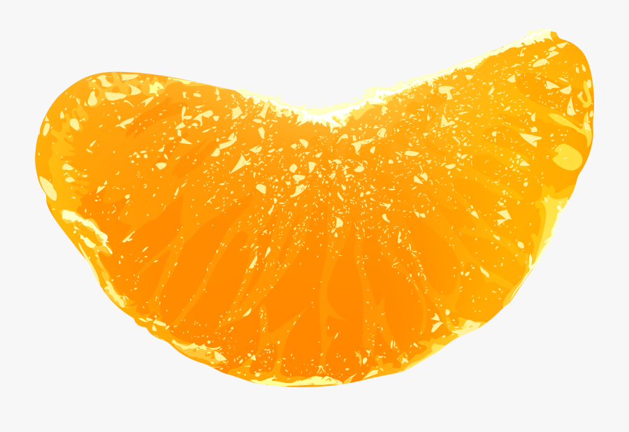 Clementine Tangerine Orange Clip Art - Orange Fruit Piece Png, Transparent Clipart