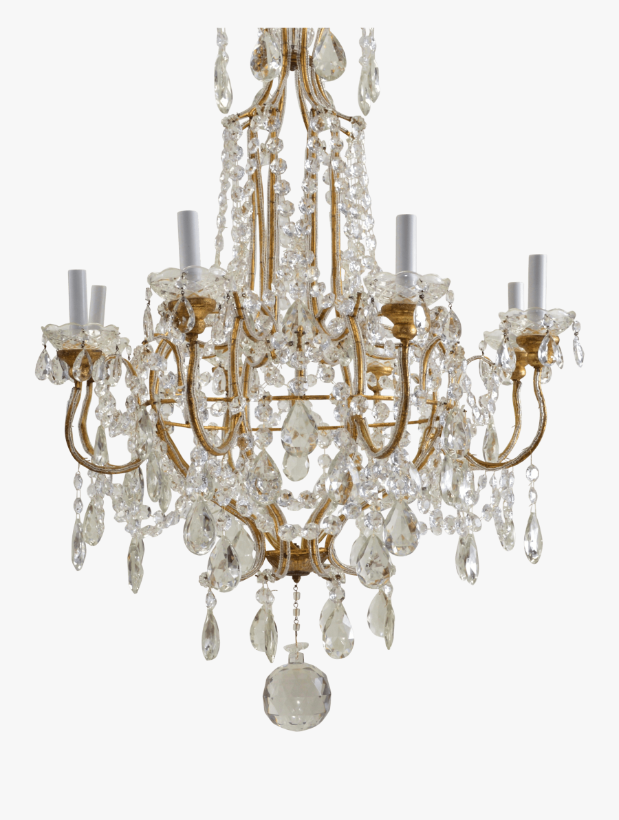 Chandelier Clipart Transparent Background - Crystal Chandelier Gold Chandelier Transparent Background, Transparent Clipart