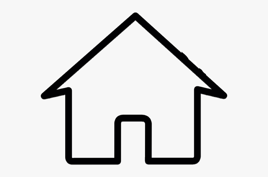 Home - House With Pound Sign, Transparent Clipart